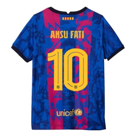 Camisolas de Futebol FC Barcelona Ansu Fati 10 3ª 2021 2022